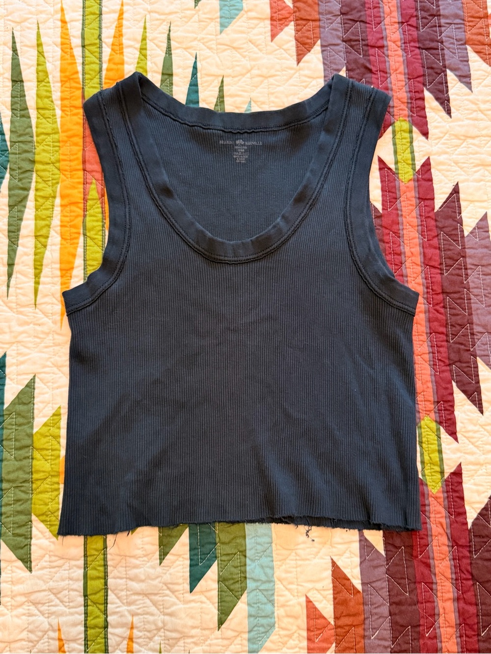 Brandy Melville crop cotton tank top